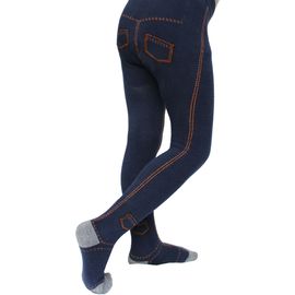 Kinderstrumpfhose Jeans 74-80 jeansblau