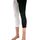 Damenleggings Capri schwarz/weiß