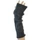Armstulpen aus Wolle Anthrazit